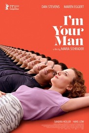 Cover image of a woman lying on her back with her arm under her head, and an infinite series of the same man in a similar pose gazing at her