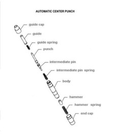 Automatic center punch