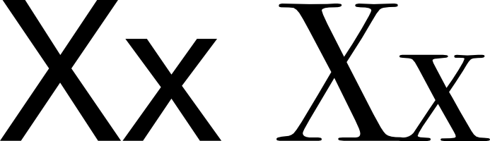 X