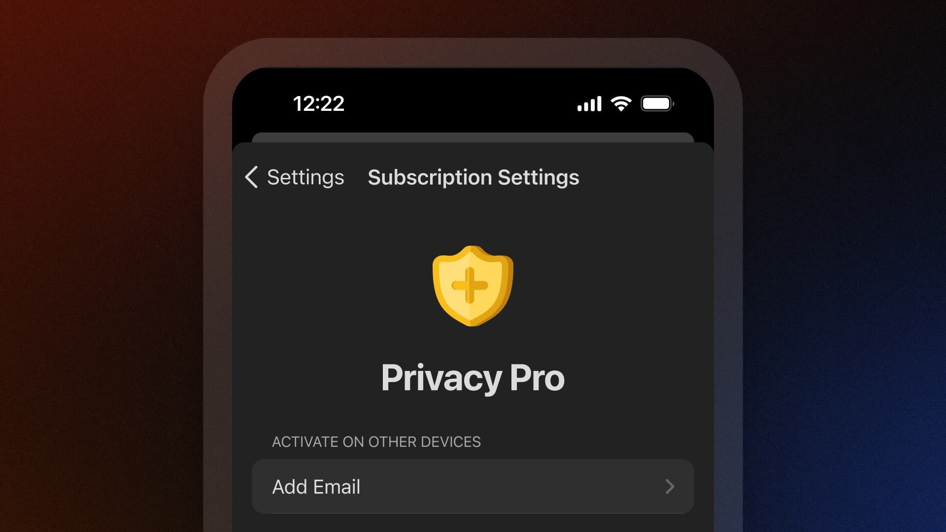 Easy-To-Find Subscription Settings