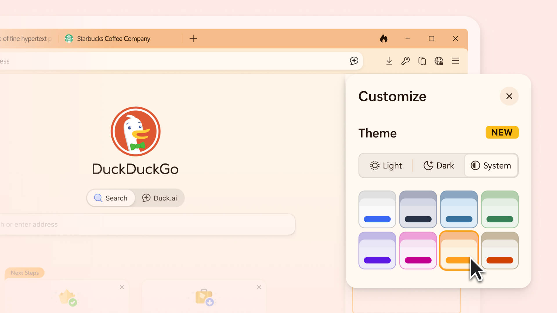 Customizable Color Themes